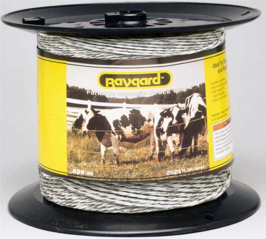 Baygard Portable Electric Fence Wire with Reel